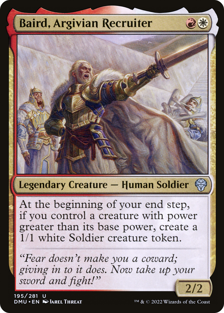Image of Baird, Argivian Recruiter (DMU-195) - Dominaria United