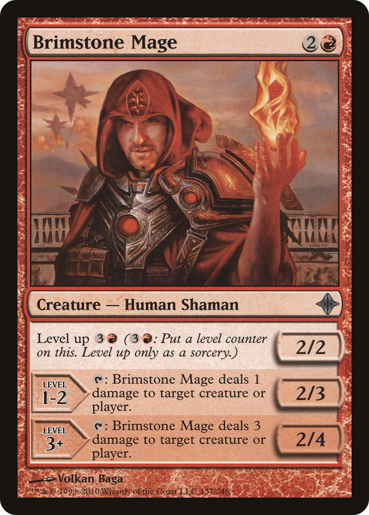Image of Brimstone Mage (ROE-137) - Rise of the Eldrazi Foil
