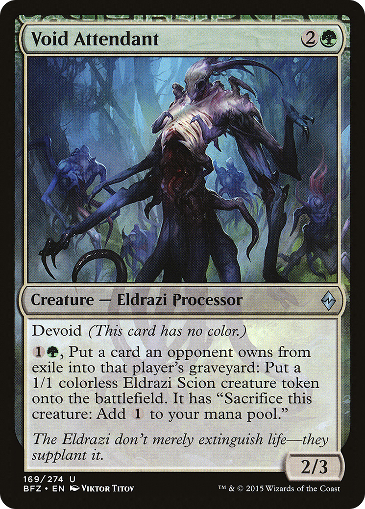 Image of Void Attendant (BFZ-169) - Battle for Zendikar: (devoid) Foil