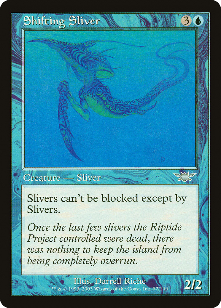 Image of Shifting Sliver (LGN-052) - Legions Foil