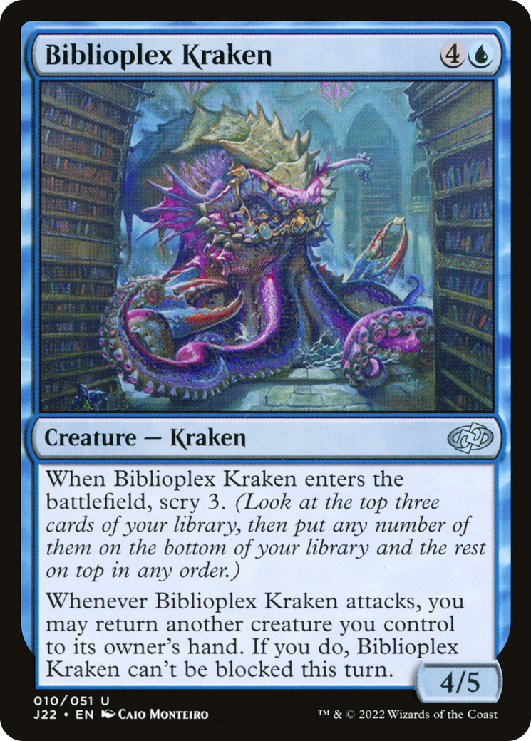 Image of Biblioplex Kraken (J22-010) - Jumpstart 2022