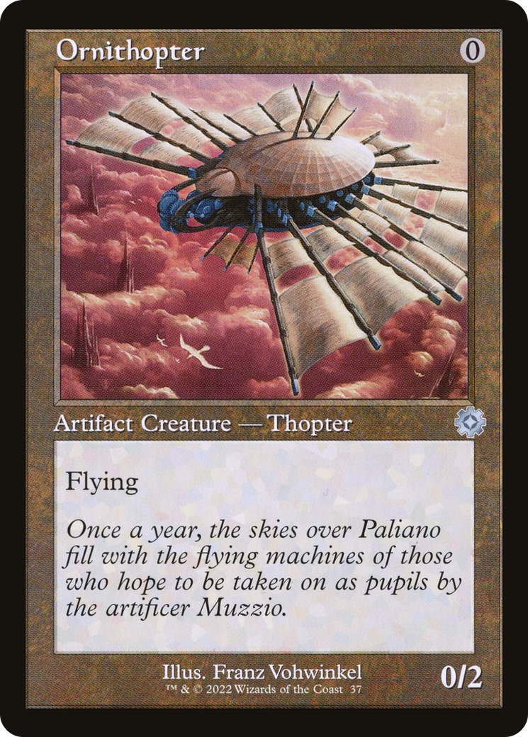 Image of Ornithopter (BRR-037) - The Brothers' War Retro Artifacts Foil