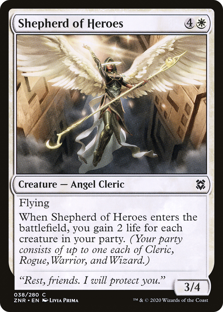 Image of Shepherd of Heroes (ZNR-038) - Zendikar Rising