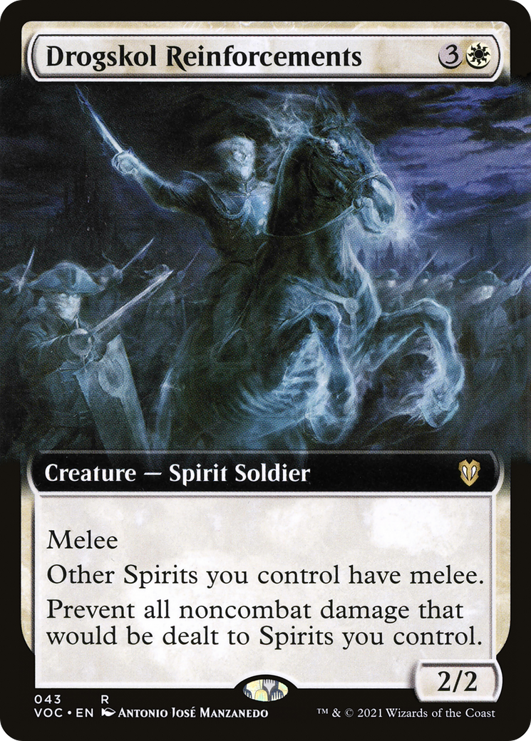 Image of Drogskol Reinforcements (Extended Art) (VOC-043) - Crimson Vow Commander: (Extended Art)