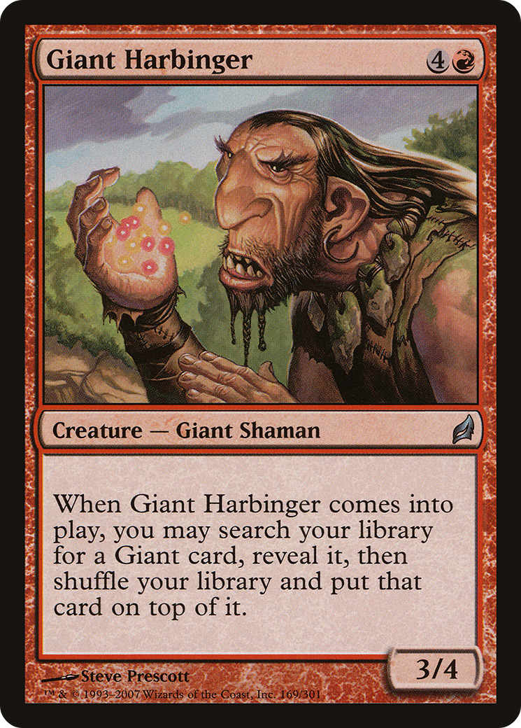 Image of Giant Harbinger (LRW-169) - Lorwyn