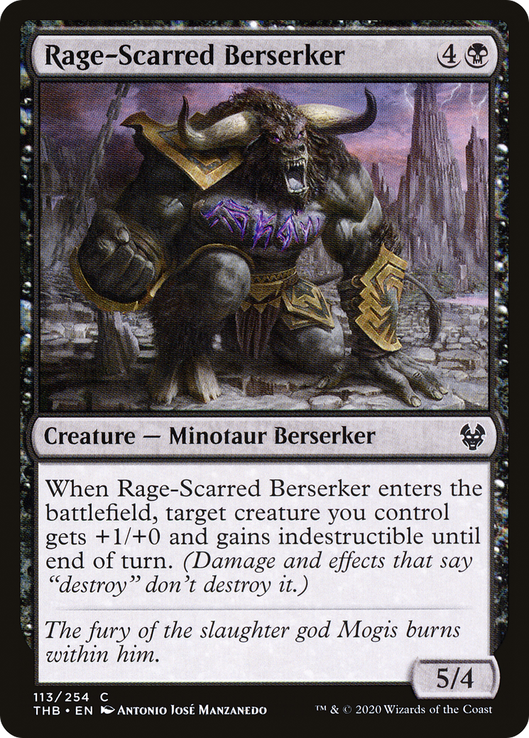 Image of Rage-Scarred Berserker (THB-113) - Theros Beyond Death