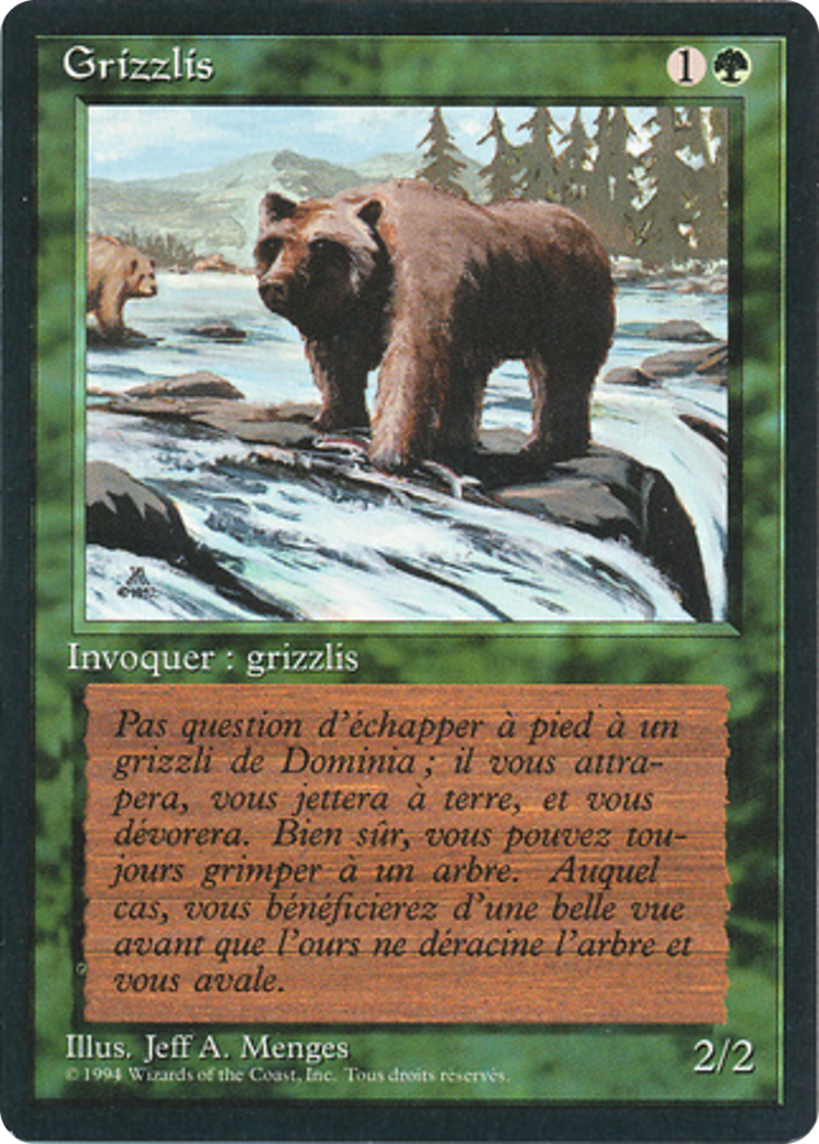 Image of Grizzly Bears (FBB-) - Foreign Black Border