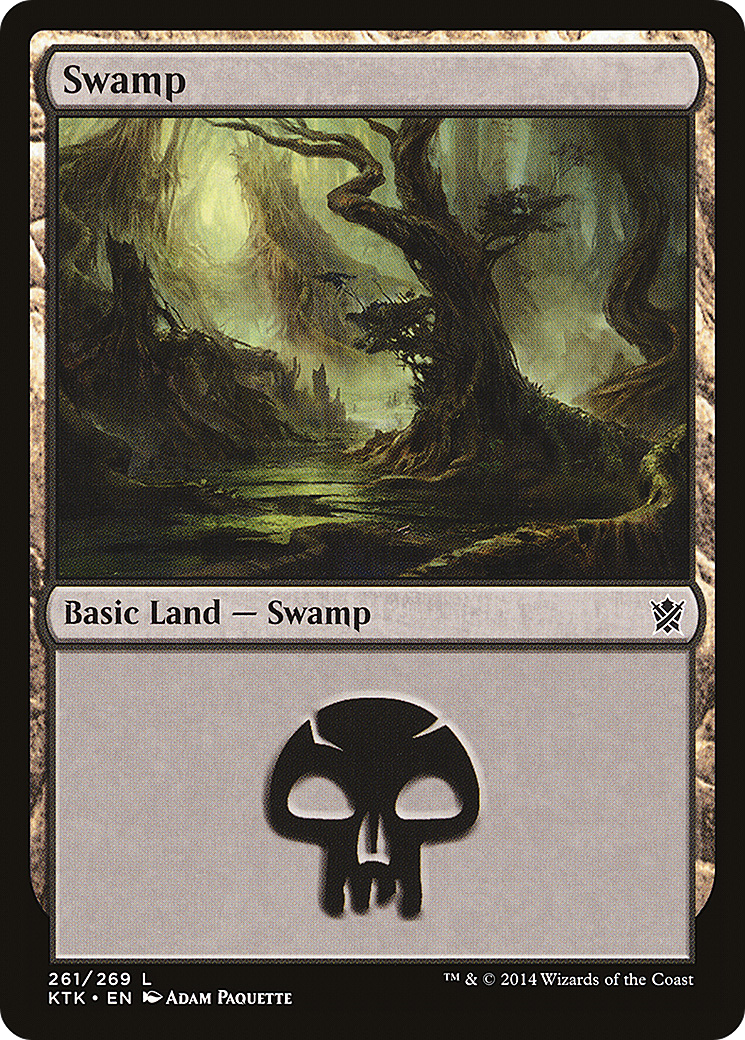 Image of Swamp (261) (KTK-261) - Khans of Tarkir