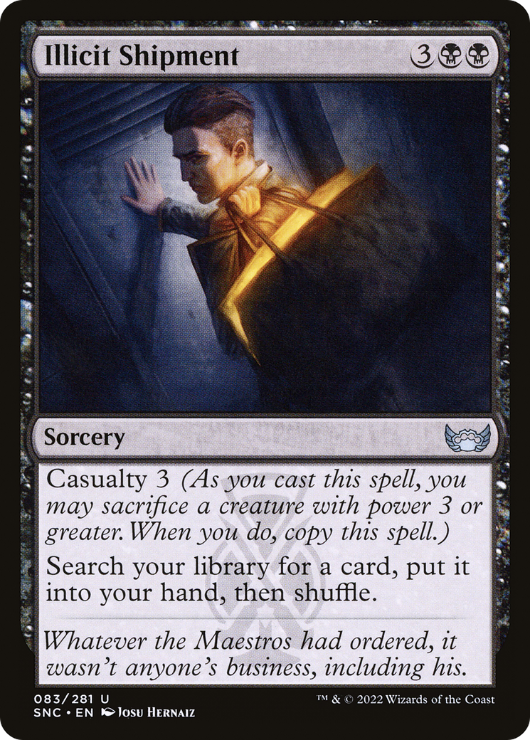 Image of Illicit Shipment (SNC-083) - Streets of New Capenna Foil