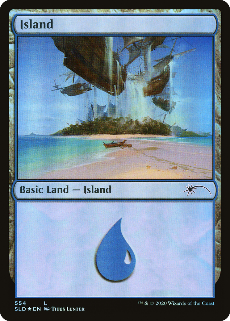 Image of Island (554) (SLD-554) - Secret Lair Drop Foil