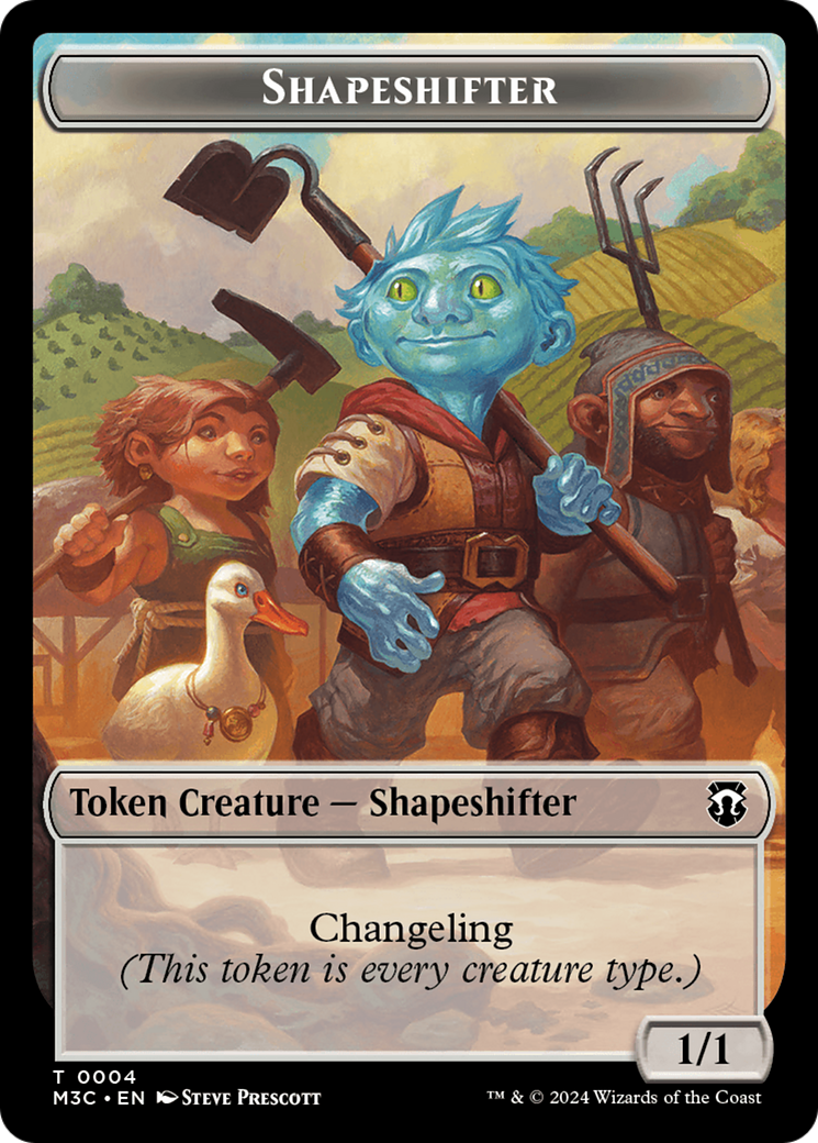 Image of Shapeshifter (TM3C-004) - Modern Horizons 3 Commander Tokens