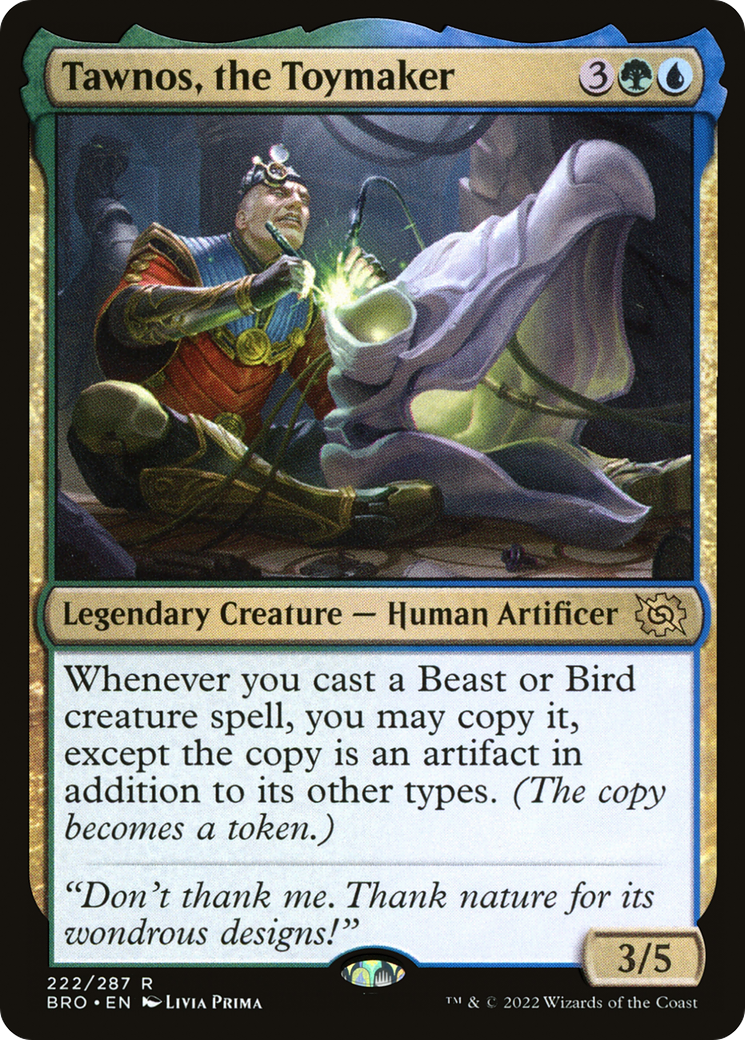 Image of Tawnos, the Toymaker (BRO-222) - The Brothers' War Foil