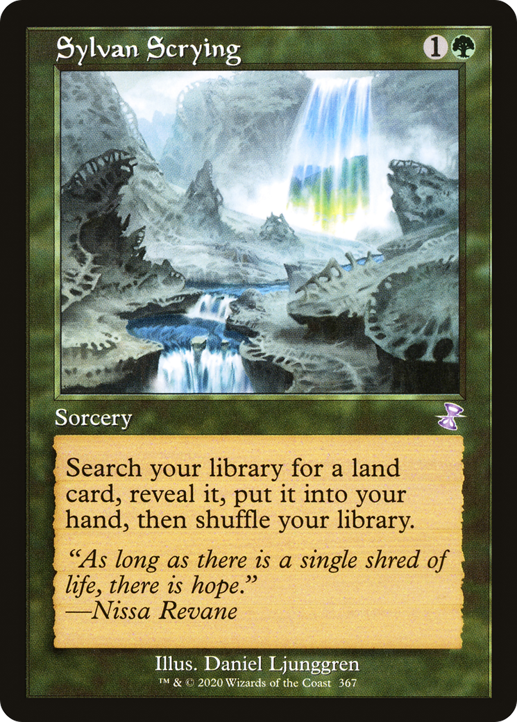 Image of Sylvan Scrying (TSR-367) - Time Spiral Remastered