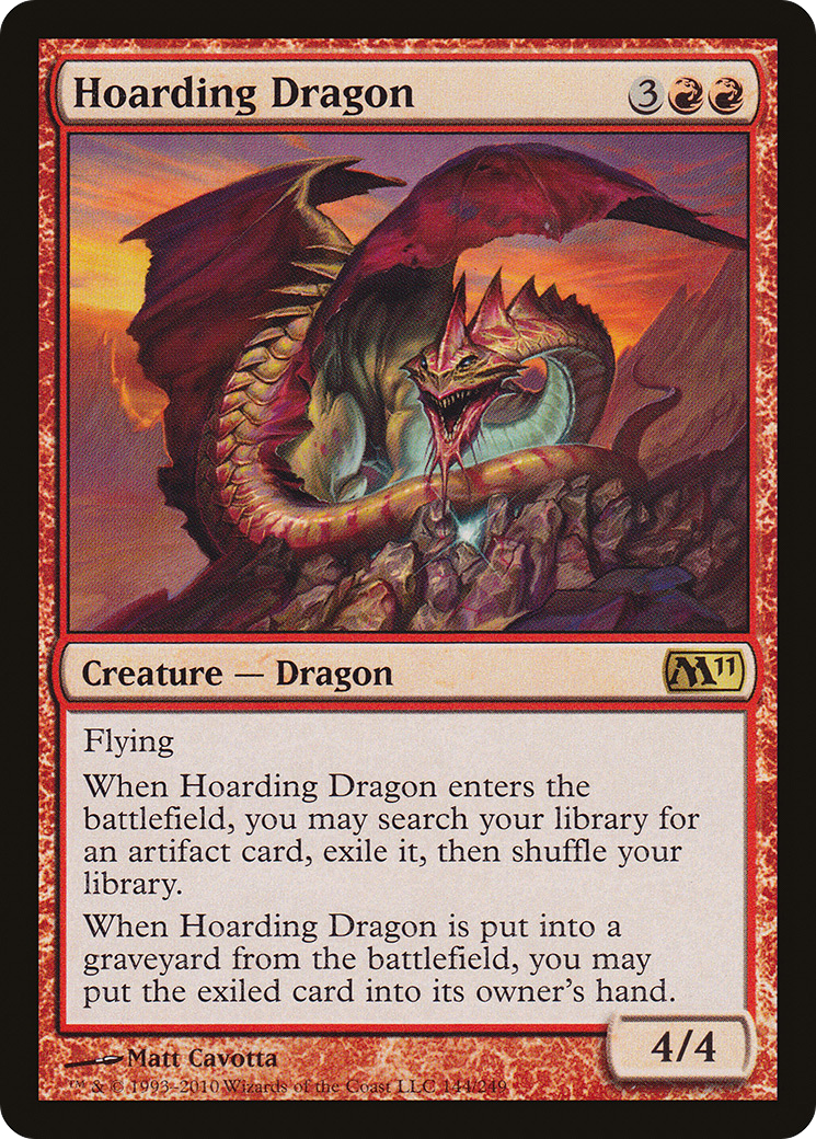 Image of Hoarding Dragon (M11-144) - Magic 2011