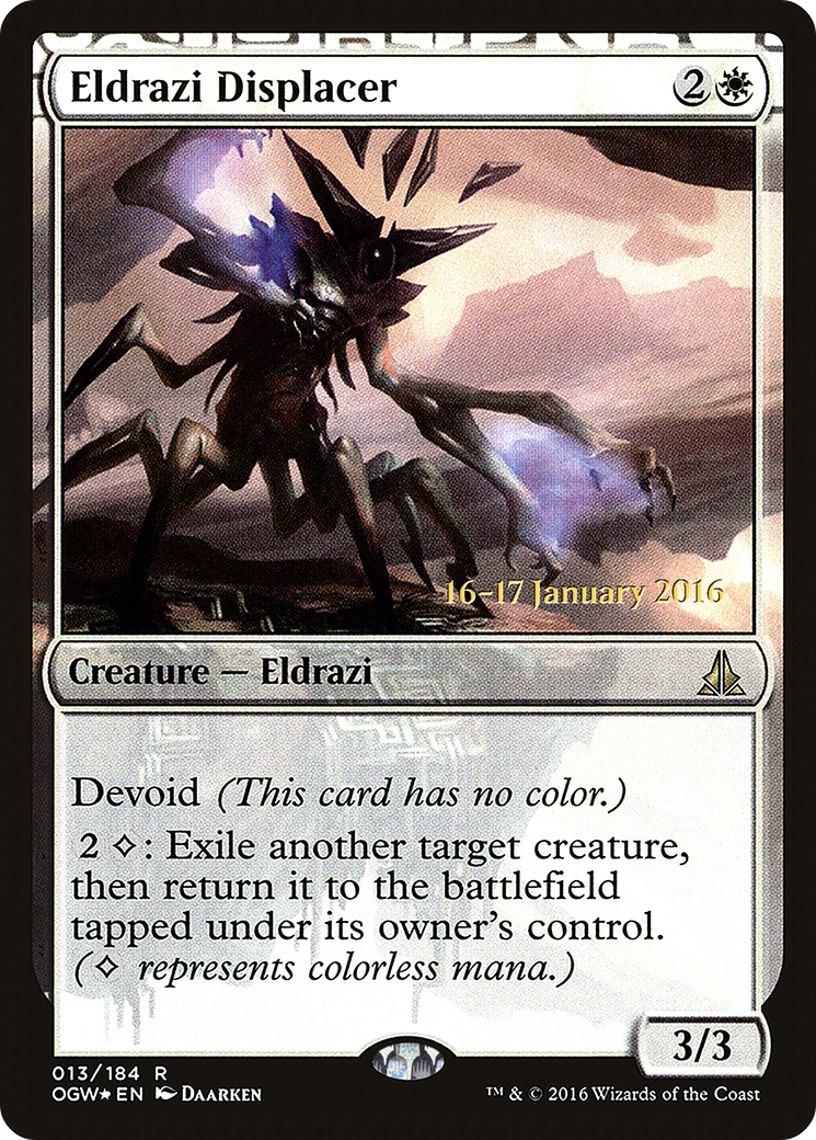 Image of Eldrazi Displacer (PRE-013) - Oath of the Gatewatch Promos: (devoid) Foil
