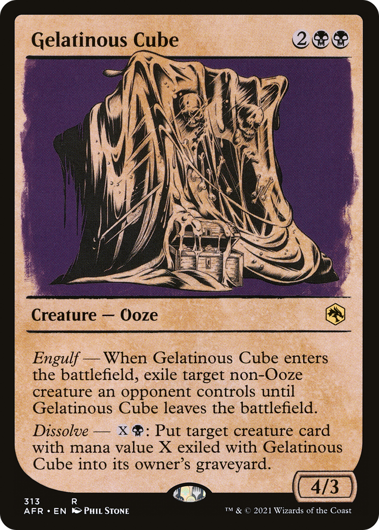 Image of Gelatinous Cube (Showcase) (AFR-313) - Adventures in the Forgotten Realms: (Showcase) Foil