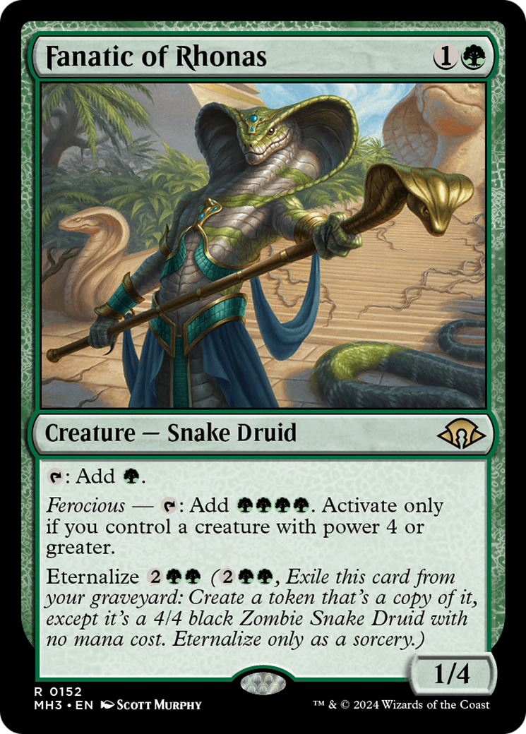 Image of Fanatic of Rhonas (MH3-152) - Modern Horizons 3