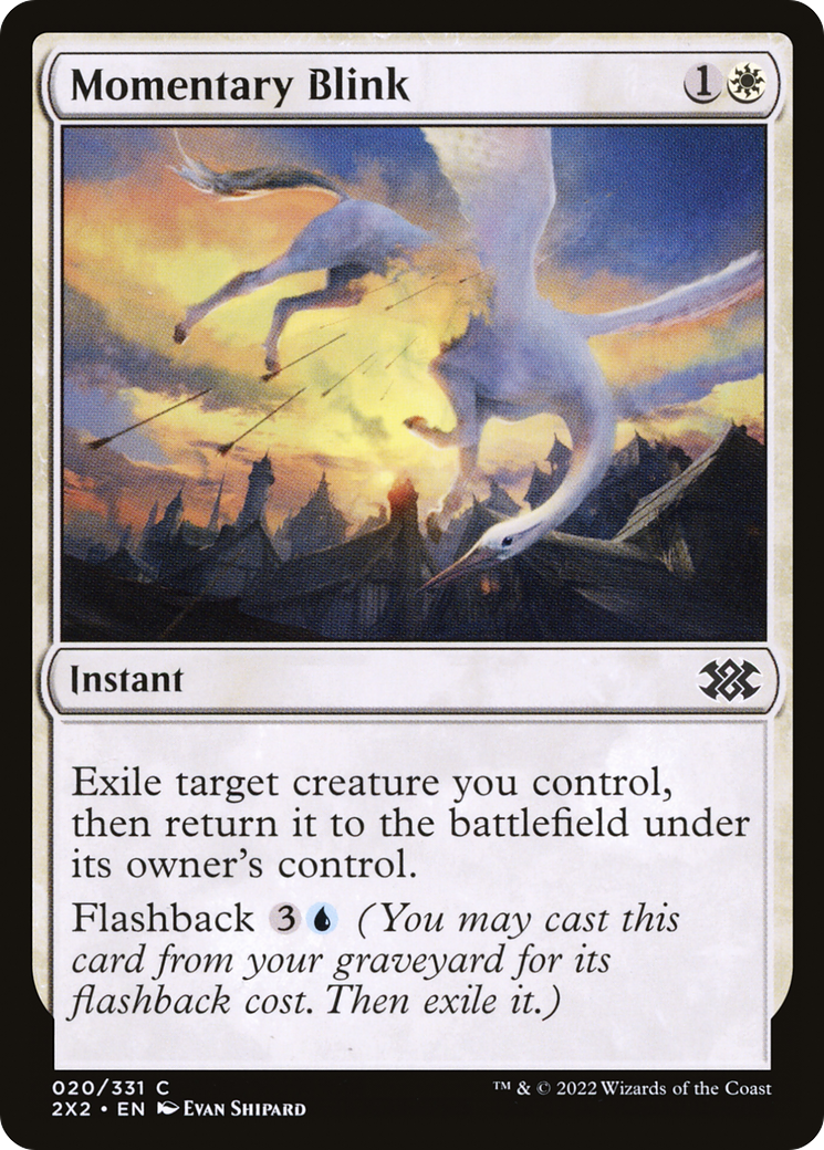 Image of Momentary Blink (2X2-020) - Double Masters 2022 Foil