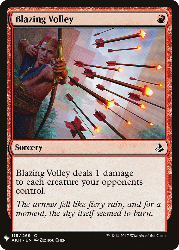 Image of Blazing Volley (LIST-119) - The List