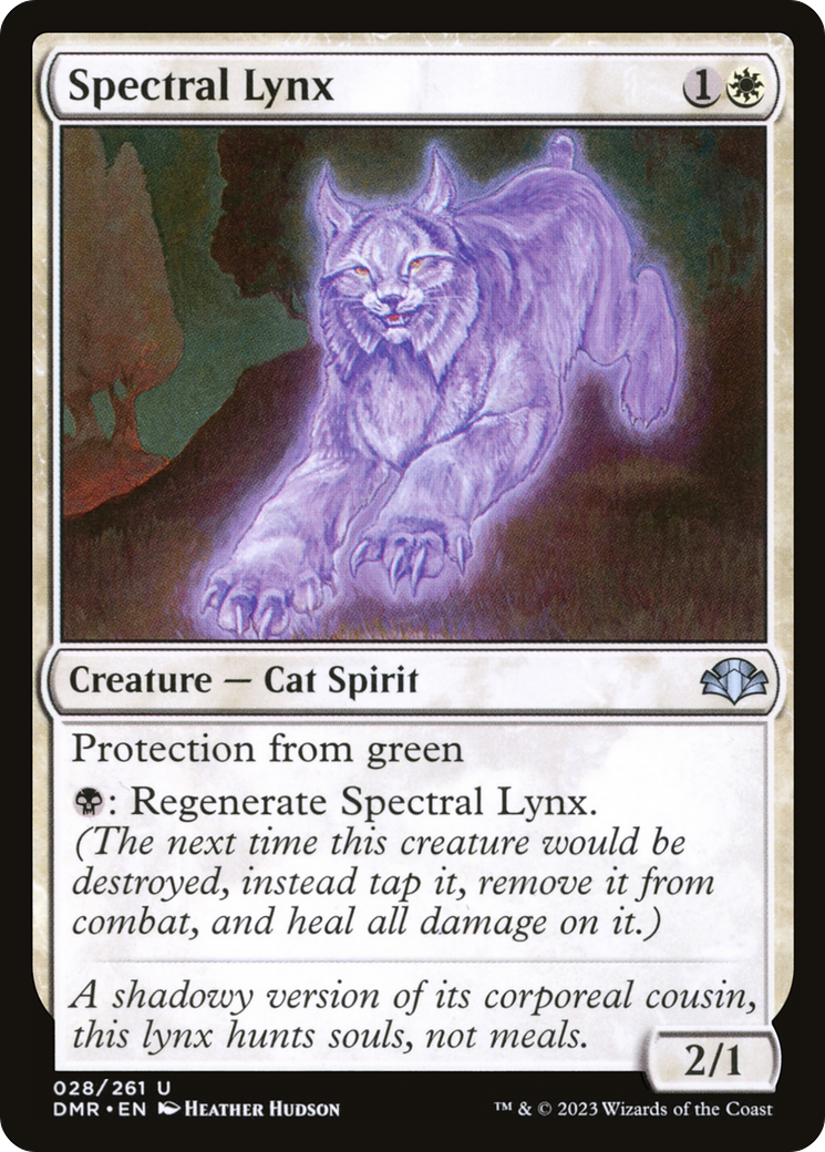 Image of Spectral Lynx (DMR-028) - Dominaria Remastered