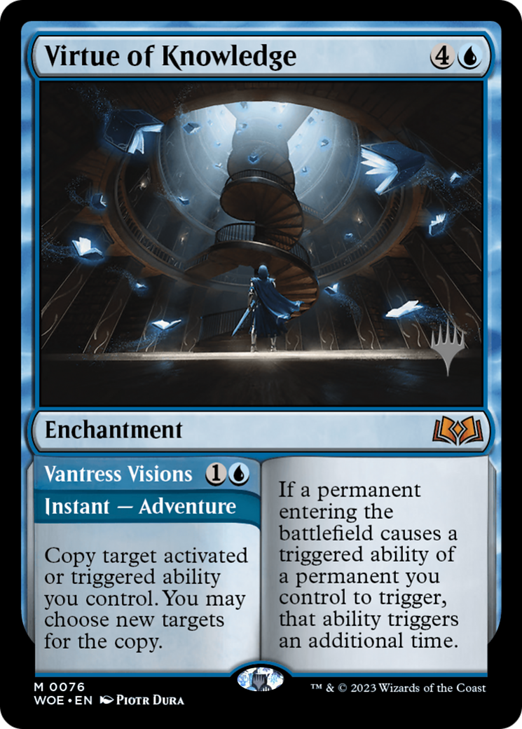 Image of Virtue of Knowledge (PPWOE-076) - Wilds of Eldraine Promos
