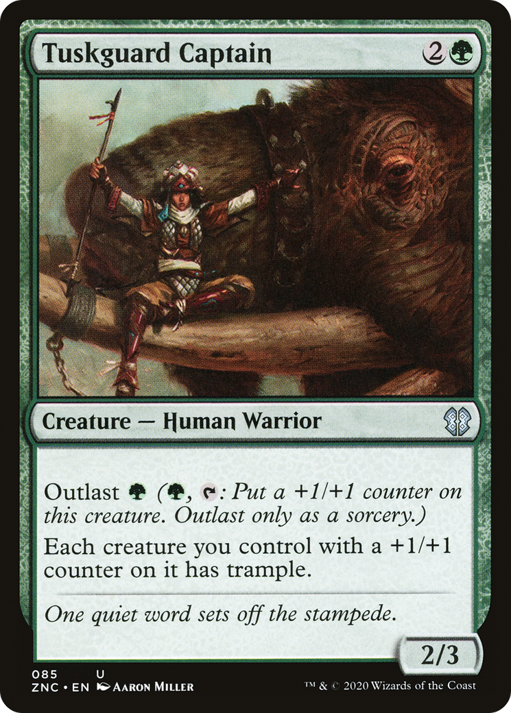 Image of Tuskguard Captain (ZNC-085) - Zendikar Rising Commander
