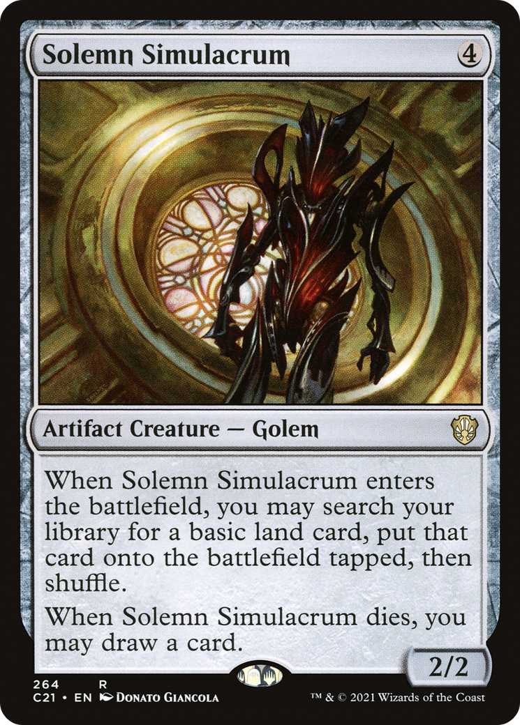 Image of Solemn Simulacrum (C21-264) - Commander 2021