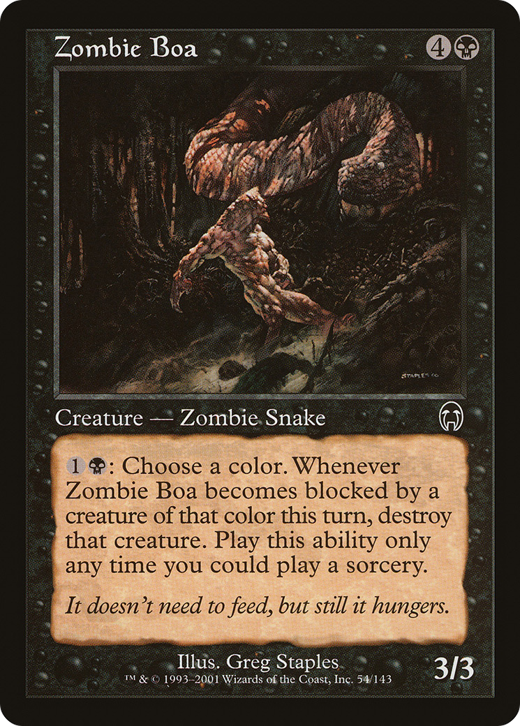 Image of Zombie Boa (APC-054) - Apocalypse