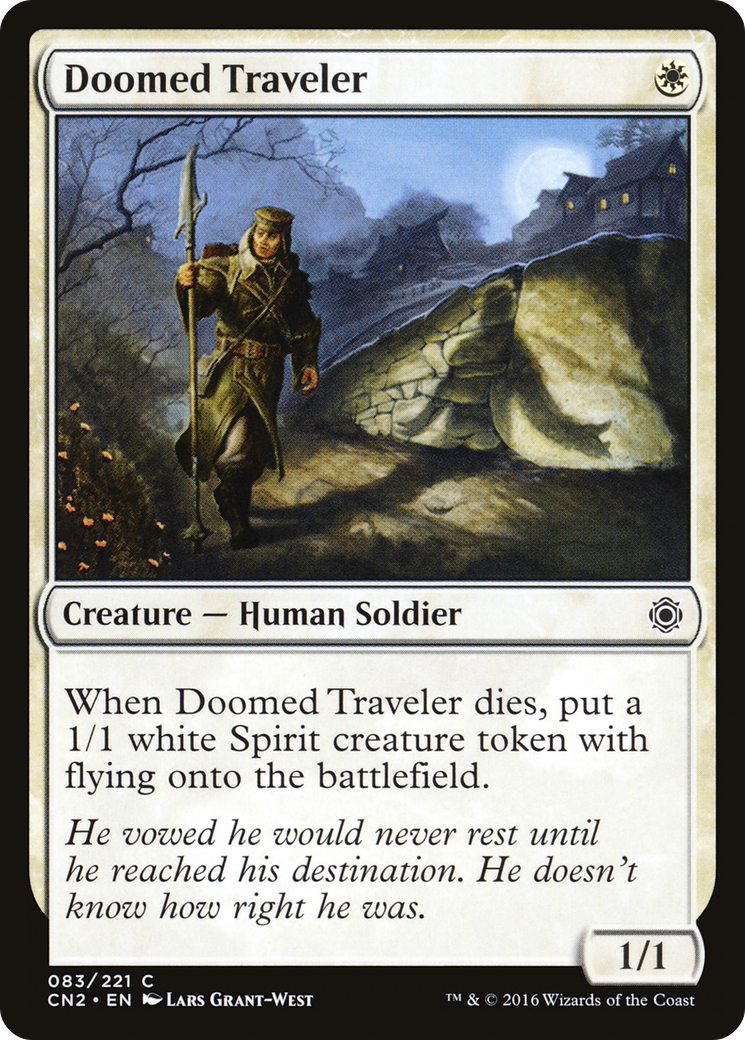 Image of Doomed Traveler (CN2-083) - Conspiracy: Take the Crown Foil