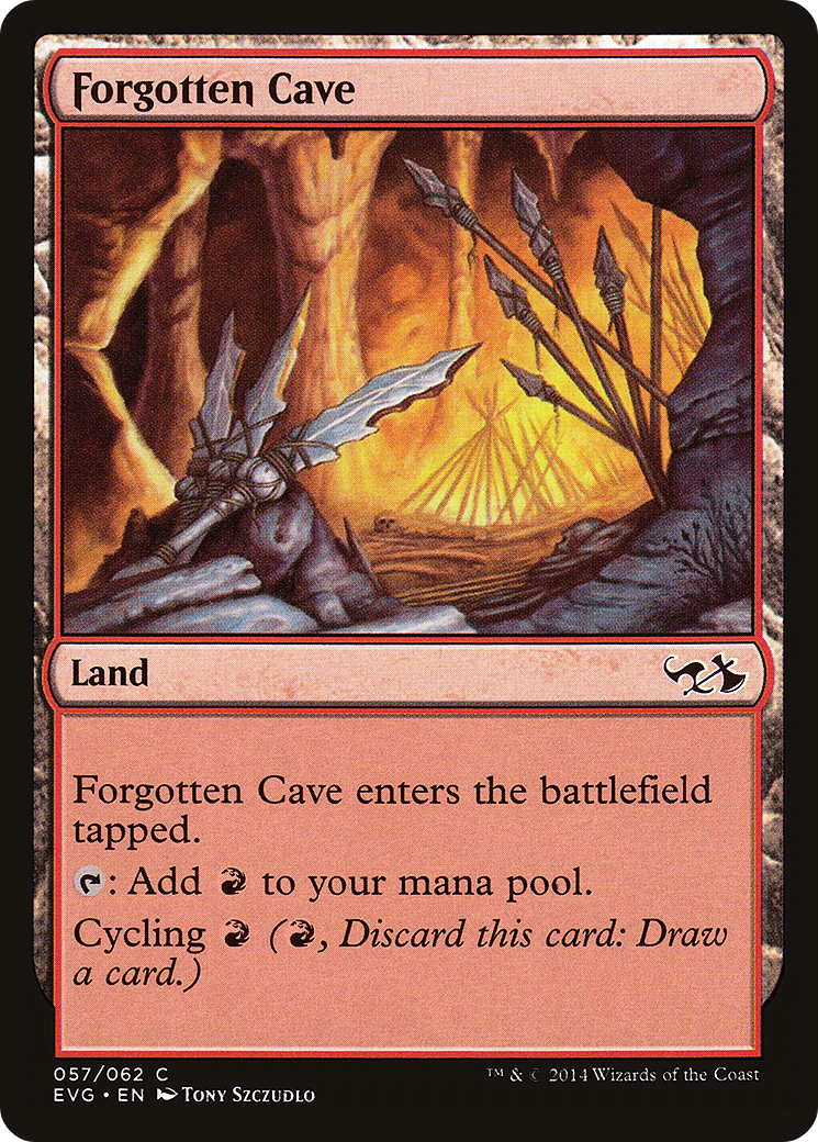 Image of Forgotten Cave (DD3-) - Duel Decks Anthology: Elves vs. Goblins