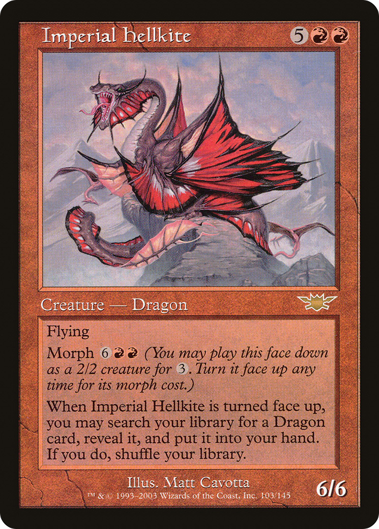 Image of Imperial Hellkite (LGN-103) - Legions Foil