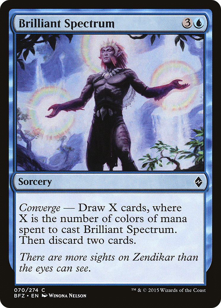Image of Brilliant Spectrum (BFZ-070) - Battle for Zendikar Foil