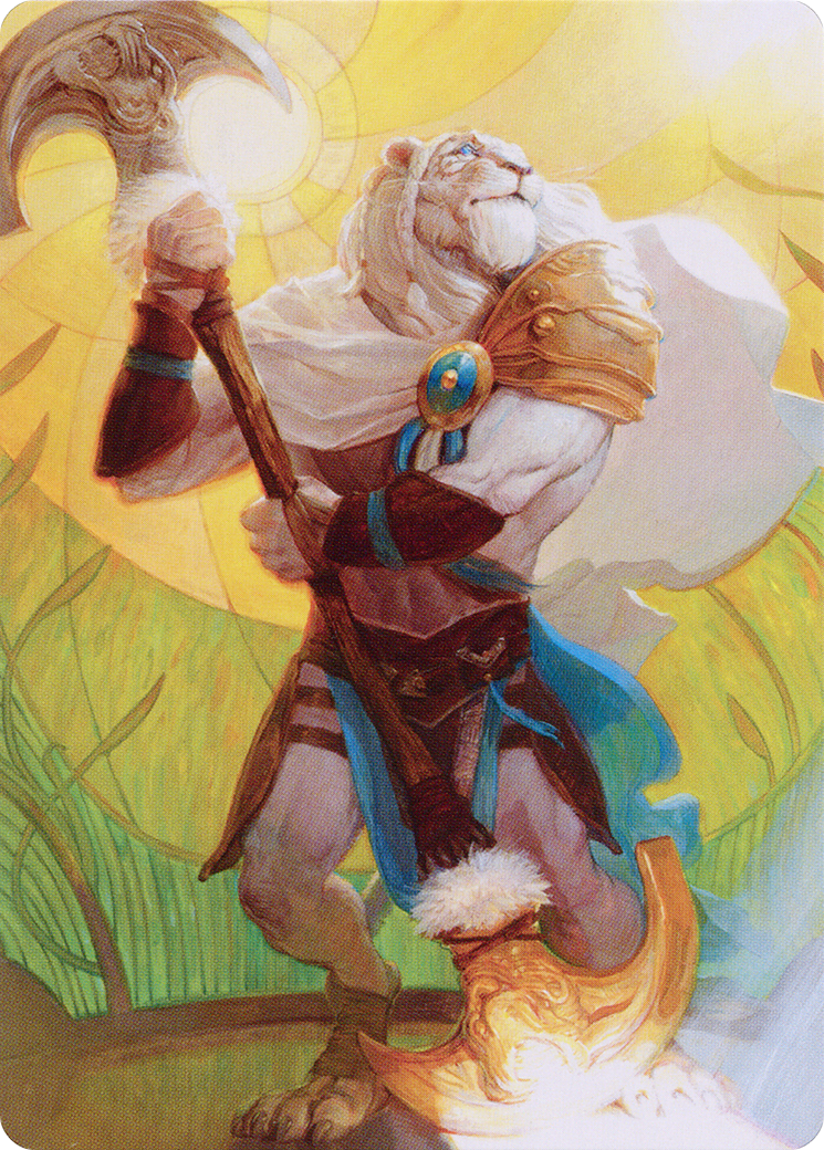 Image of Ajani, Sleeper Agent // Ajani, Sleeper Agent (ADMU-042) - Dominaria United Art Series (Borderless)