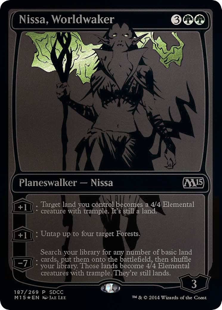 Image of Nissa, Worldwaker (SDCC 2014 Exclusive) (MEDIA-187) - San Diego Comic-Con 2014 Foil
