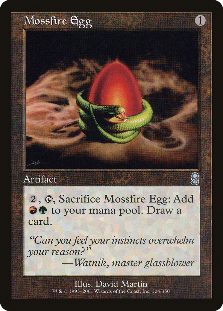 Image of Mossfire Egg (ODY-304) - Odyssey Foil