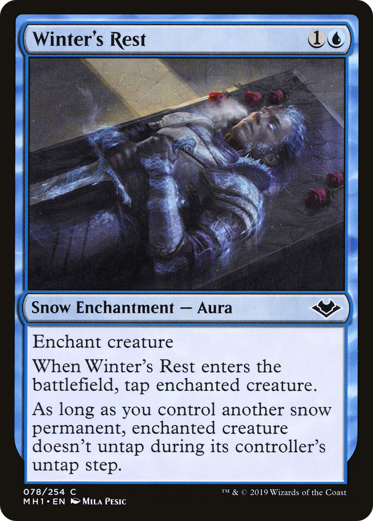 Image of Winter's Rest (MH1-078) - Modern Horizons Foil
