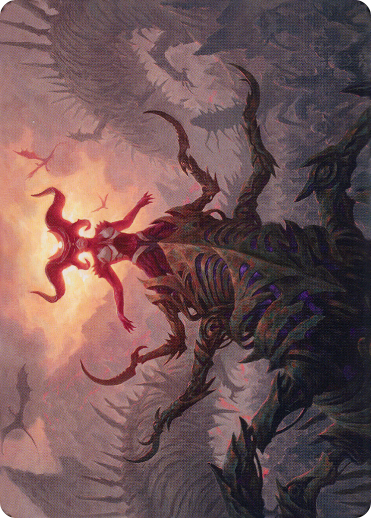 Image of Sheoldred, the Apocalypse // Sheoldred, the Apocalypse (ADMU-026) - Dominaria United Art Series (Borderless)
