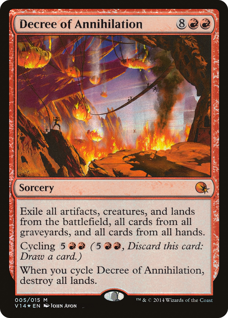 Image of Decree of Annihilation (V14-005) - From the Vault: Annihilation Foil