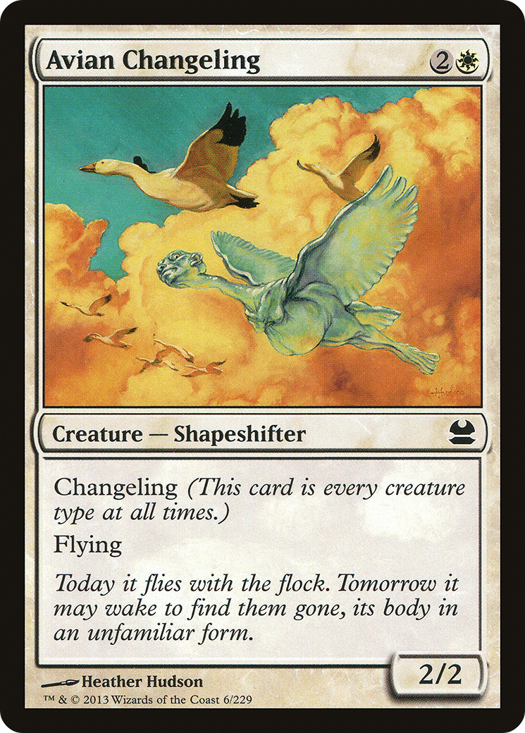 Image of Avian Changeling (MMA-006) - Modern Masters