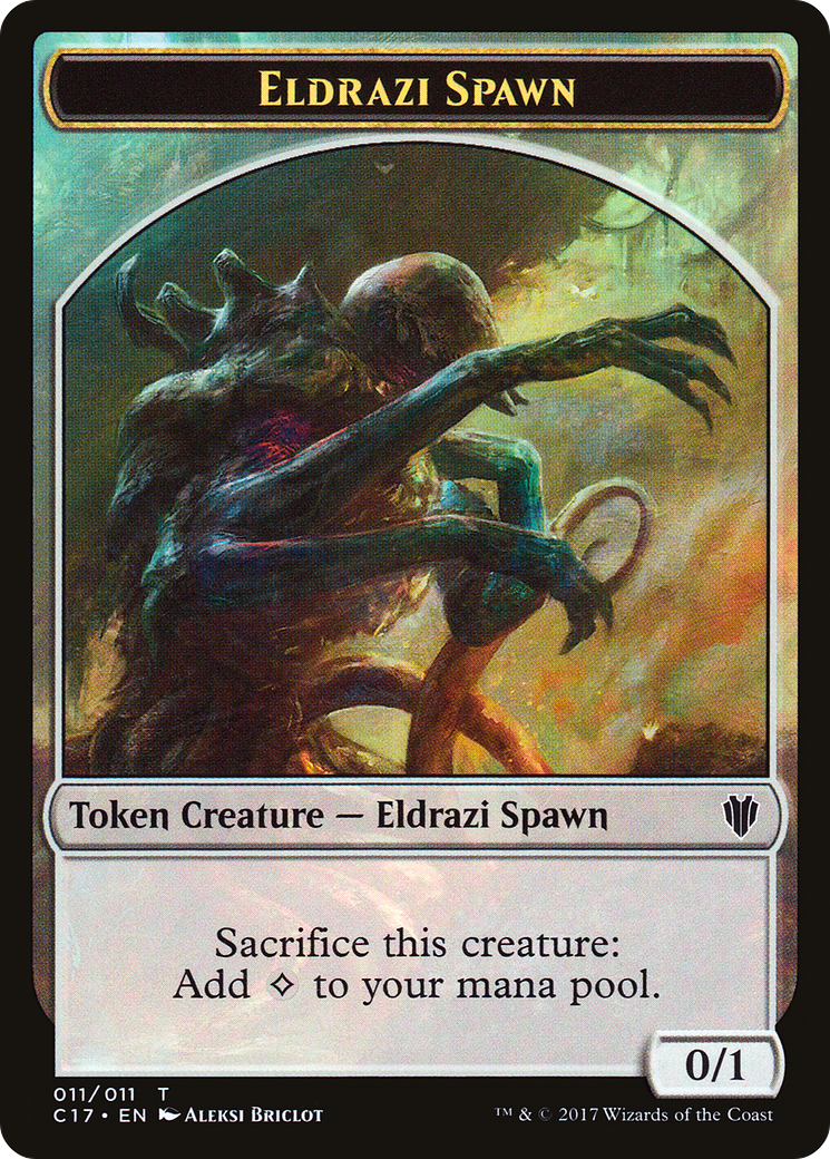 Image of Eldrazi Spawn (TC17-011) - Commander 2017 Tokens
