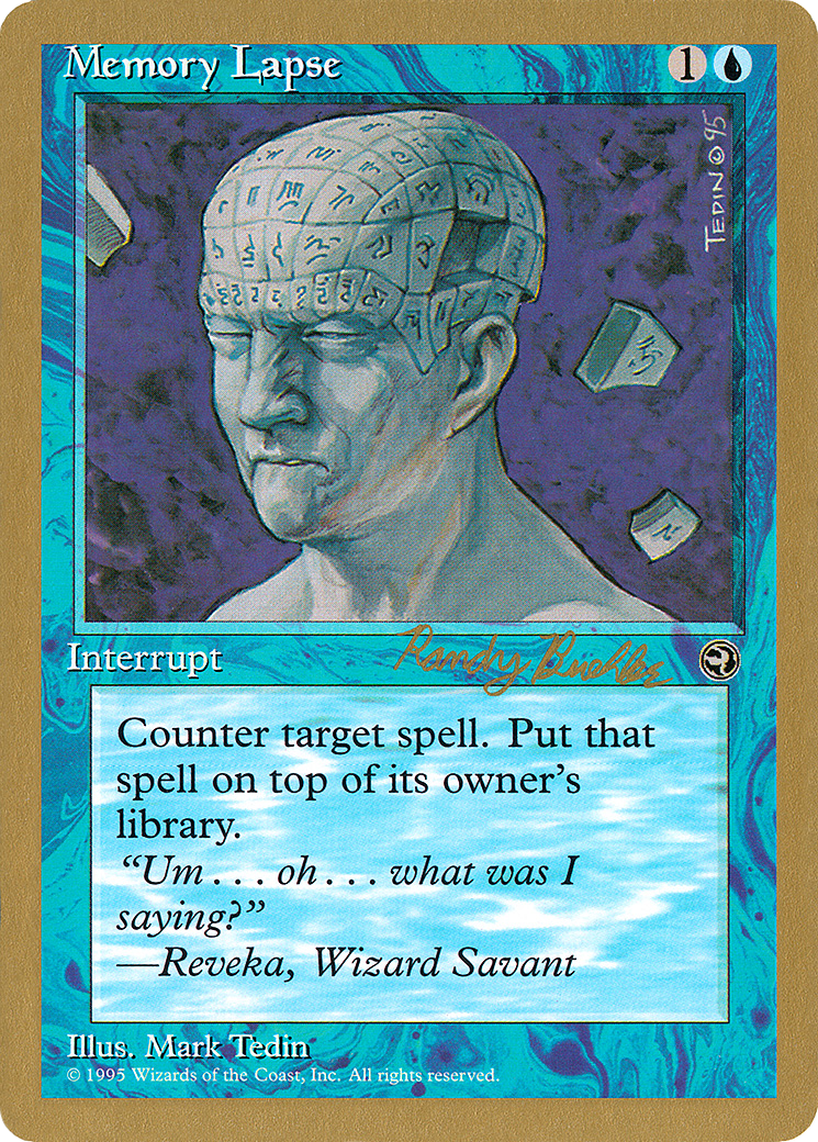 Image of Memory Lapse - 1998 Randy Buehler (HML) (WCD-) - World Championship Decks 1998