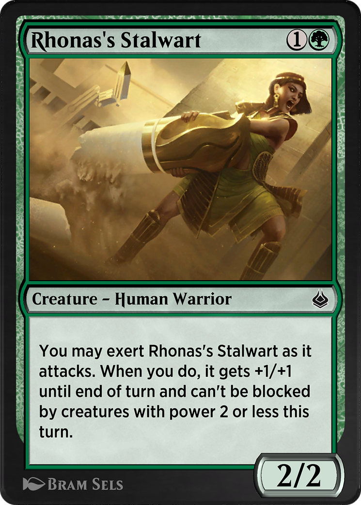 Image of Rhonas's Stalwart (AKR-214) - Amonkhet Remastered