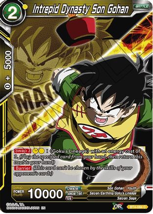 Image of Intrepid Dynasty Son Gohan (BT4-084) - Expansion Deck Box Set 08 Magnificent Collection  Forsaken Warrior