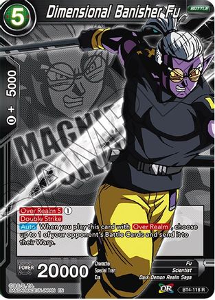 Image of Dimensional Banisher Fu (BT4-118) - Expansion Deck Box Set 08 Magnificent Collection  Forsaken Warrior