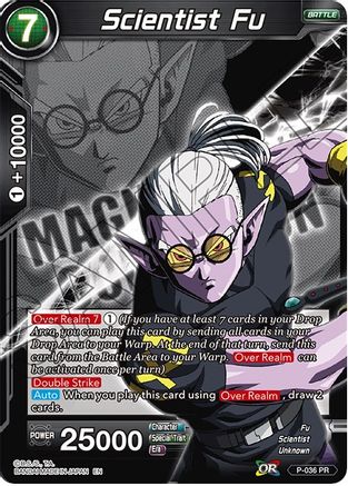 Image of Scientist Fu (P-036) - Expansion Deck Box Set 08 Magnificent Collection  Forsaken Warrior