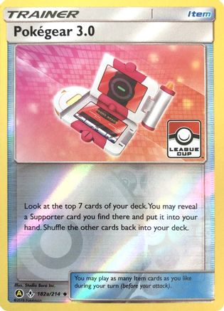 Image of Pokegear 3.0 182a/214  - Reverse Holofoil League & Championship Cards - Promo