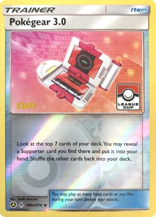 Image of Pokegear 3.0 182a/214  - Reverse Holofoil League & Championship Cards - Promo