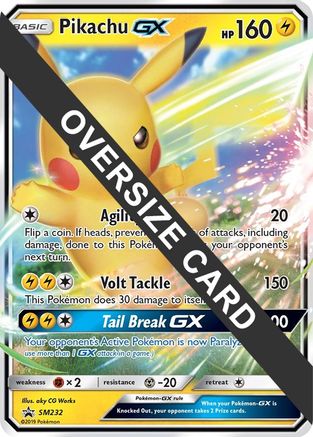 Image of Pikachu GX SM232  - Holofoil Jumbo Cards - Promo