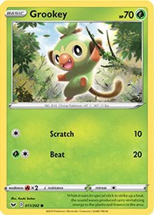Image of Grookey 011/202  - Holofoil Miscellaneous Cards & Products - Promo
