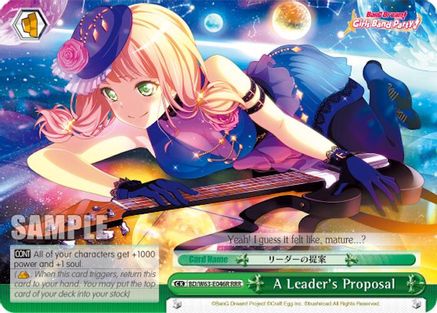 Image of A Leader's Proposal (RRR) (BD/W63-E046R RRR) - BanG Dream! Girls Band Party! Vol.2